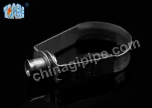 उल सूचीबद्ध कुंडा लूप नालीदार हैंगर विद्युत जस्ती इस्पात पाइप ट्यूब दबाना स्प्रिंगर पिछलग्गू