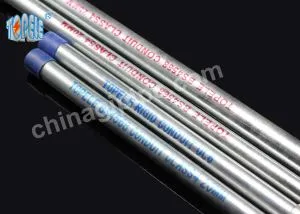 20mm 25mm 32mm BS4568 बिजली कठोर स्टील जीआई नाली पाइप केबल तार के साथ